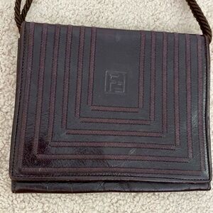 Fendi Vintage Small Leather Crossbody | Italy | COA Included